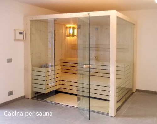 sauna finlandese torino cabina sauna