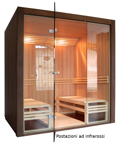 postazione per sauna a infrarossi